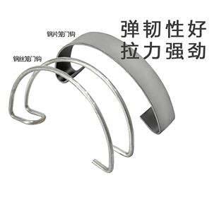 笼门钩优质低碳钢鸡笼养殖笼门固定卡扣笼具专用钢丝钢片笼门耐用