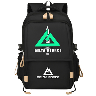 三角洲行动游戏周边骇爪威龙男女中小学生书包大容量双肩背包