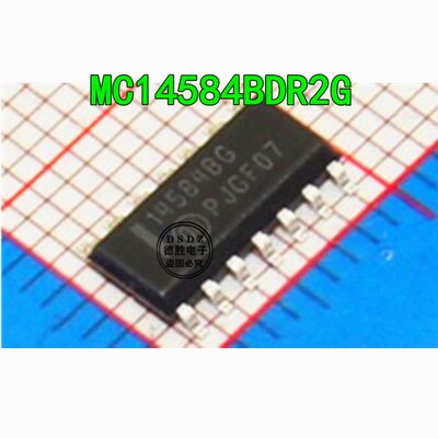 MC14584BDR2G 14584BG 全新原装 六角施密特触发器 SOP14 配单