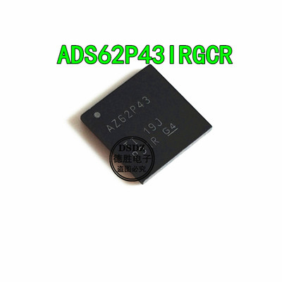 ADS62P43IRGCR、AZ62P43 14位ADC模数转换器QFN64 全新现货IC芯片