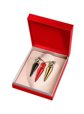 临期特价 CL路铂l萝卜丁女王权杖口红套装三支装礼盒001 001m001G