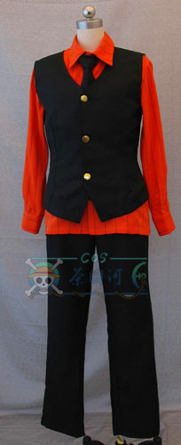 茶园河COS服装海贼王/-黑足山治