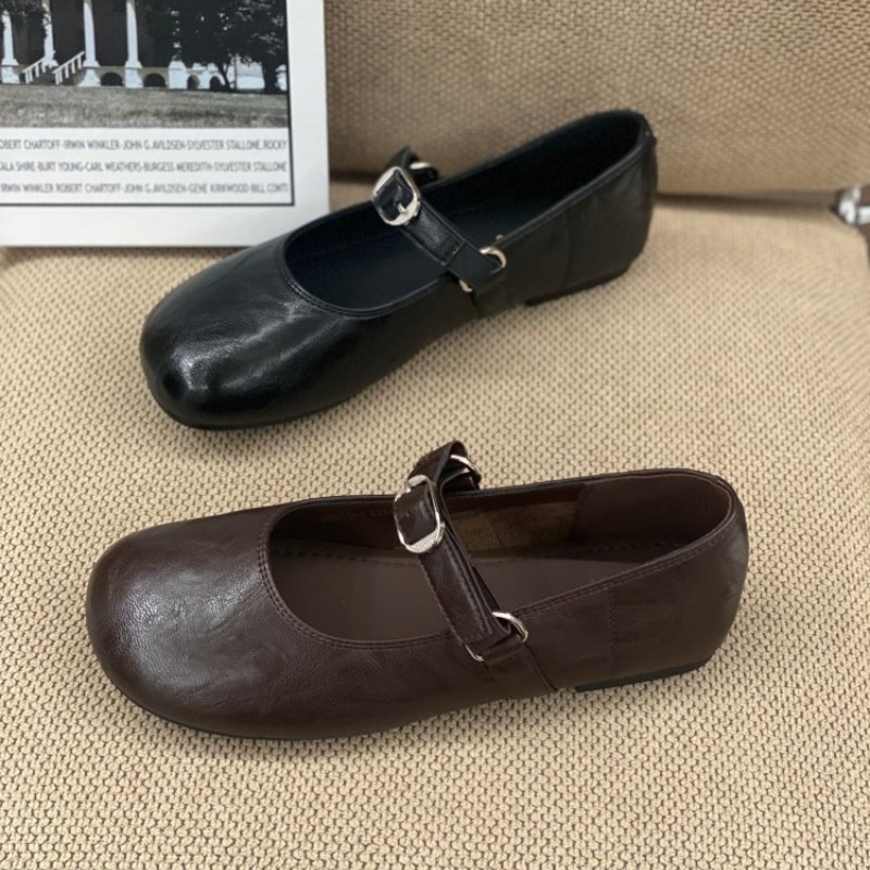 2026春季爆款复古一字扣玛丽珍鞋女平底芭蕾单鞋通勤百搭不累脚女,女鞋,玛丽珍鞋,淘宝优惠券,粉丝福利购,淘宝优惠卷