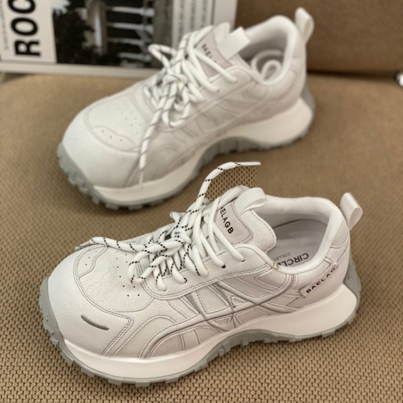 厚底增高运动休闲鞋女2026春季新款系带圆头老爹鞋显脚小百搭女款,女鞋,时尚休闲鞋,淘宝优惠券,粉丝福利购,淘宝优惠卷