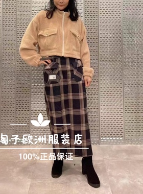 特价意大利品牌adora正品口袋装饰针织短开衫外套上衣秋冬女现货