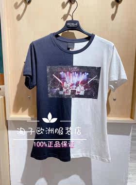 特价意大利品牌pinko正品时尚卡通图案短袖T恤上衣百搭春夏女装现