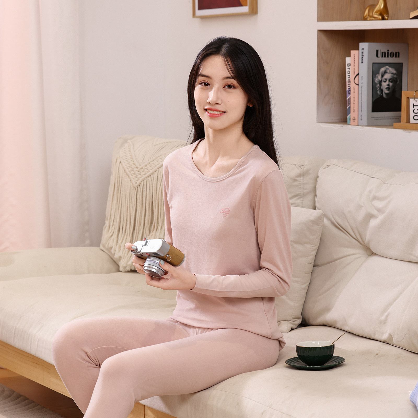 初高中生保暖内衣纯色秋衣秋裤情内衣套装/秋衣秋裤/