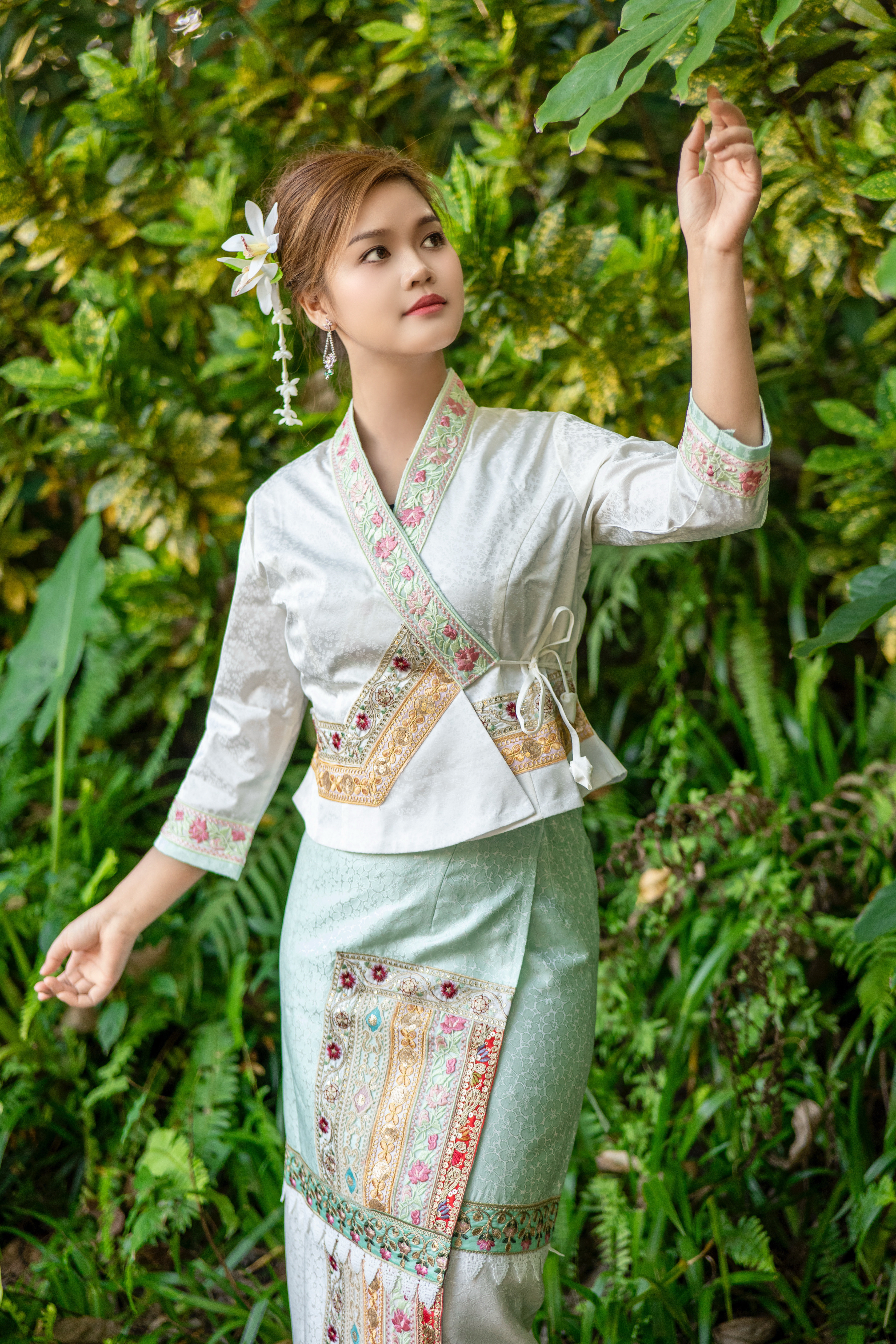 西双版纳民族特色旅拍傣族女装傣民族服装/舞台装