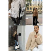 ginatri 系扣外套 显高宽松clean风格 cot 重工质感保暖羊羔绒