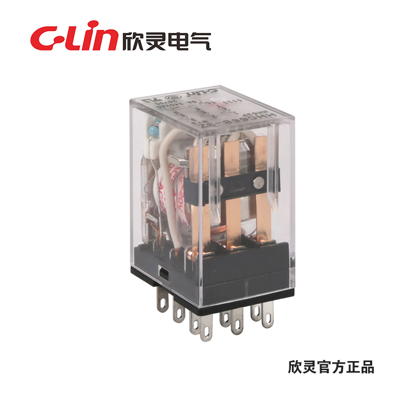 欣灵牌中间继电器HHC68B-3Z/HH53PL/MY3NJ 带灯AC220V/DC24V