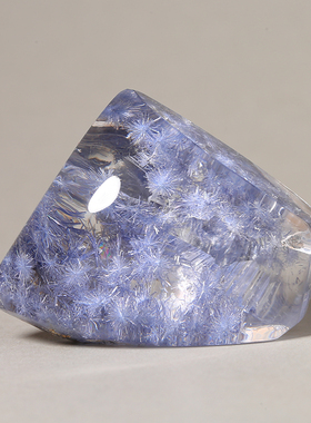 天然水晶原石随形镶嵌吊坠可定制