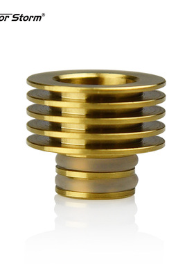 510金属散热鳍片烟嘴雾化口吸加热器drip tip510接口滴嘴烟具配件