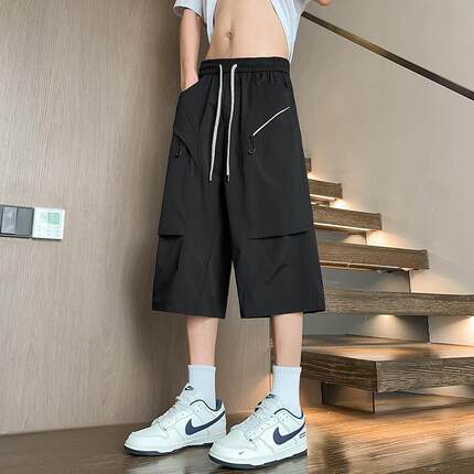 夏季短裤男五分裤2026新款青少年潮牌高中初中学生大童运动裤外穿