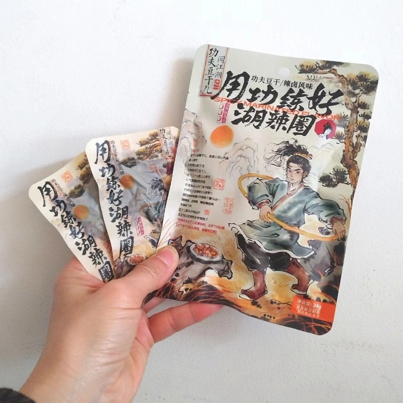 茶颜悦色功夫豆干儿辣卤风味休闲追剧办公解馋特产零食独立包便携