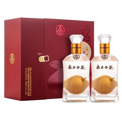 永不分梨40°绵柔白酒春节礼盒装