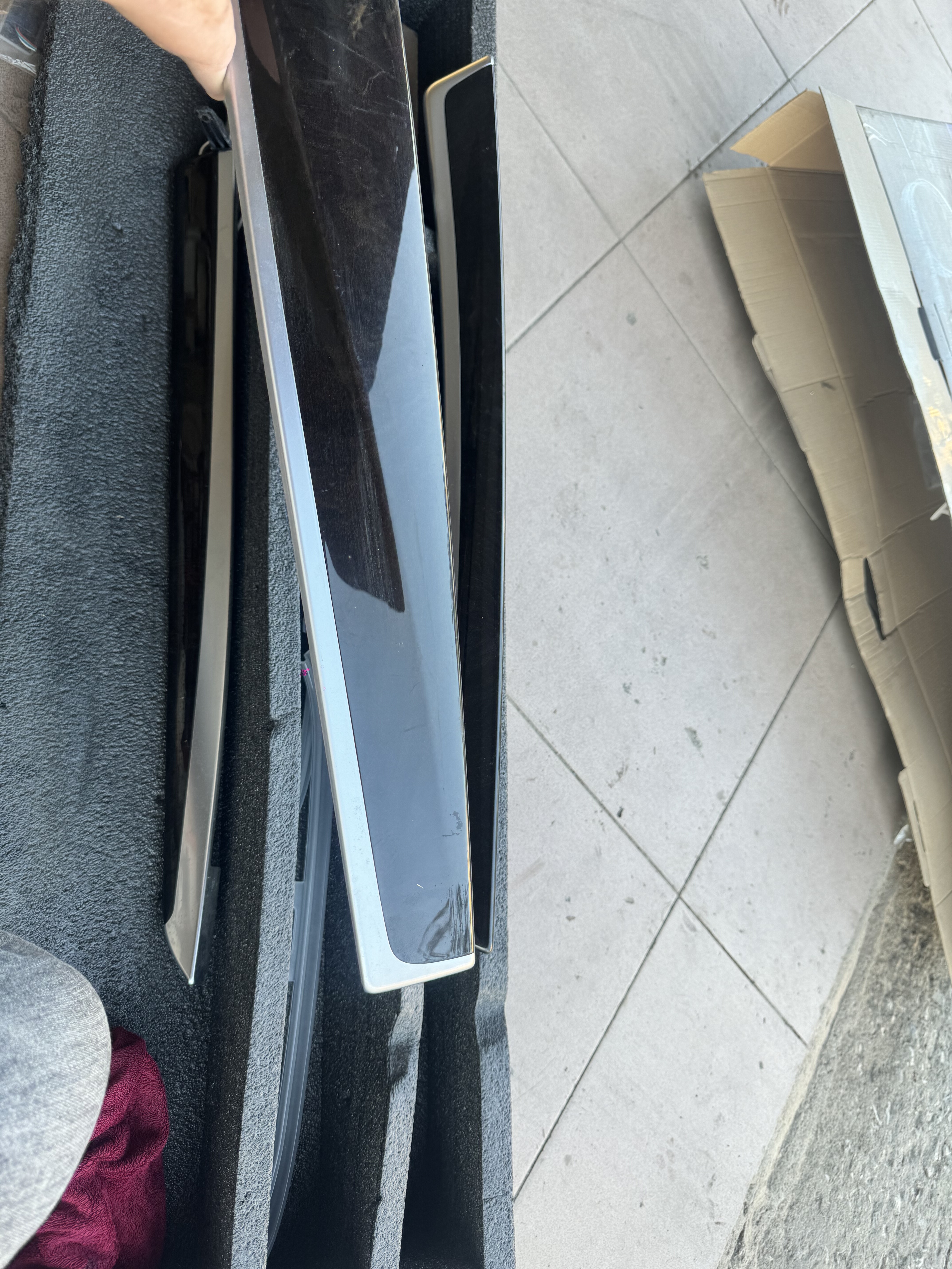 宝马F18门板饰条，仪表饰条原厂拆车