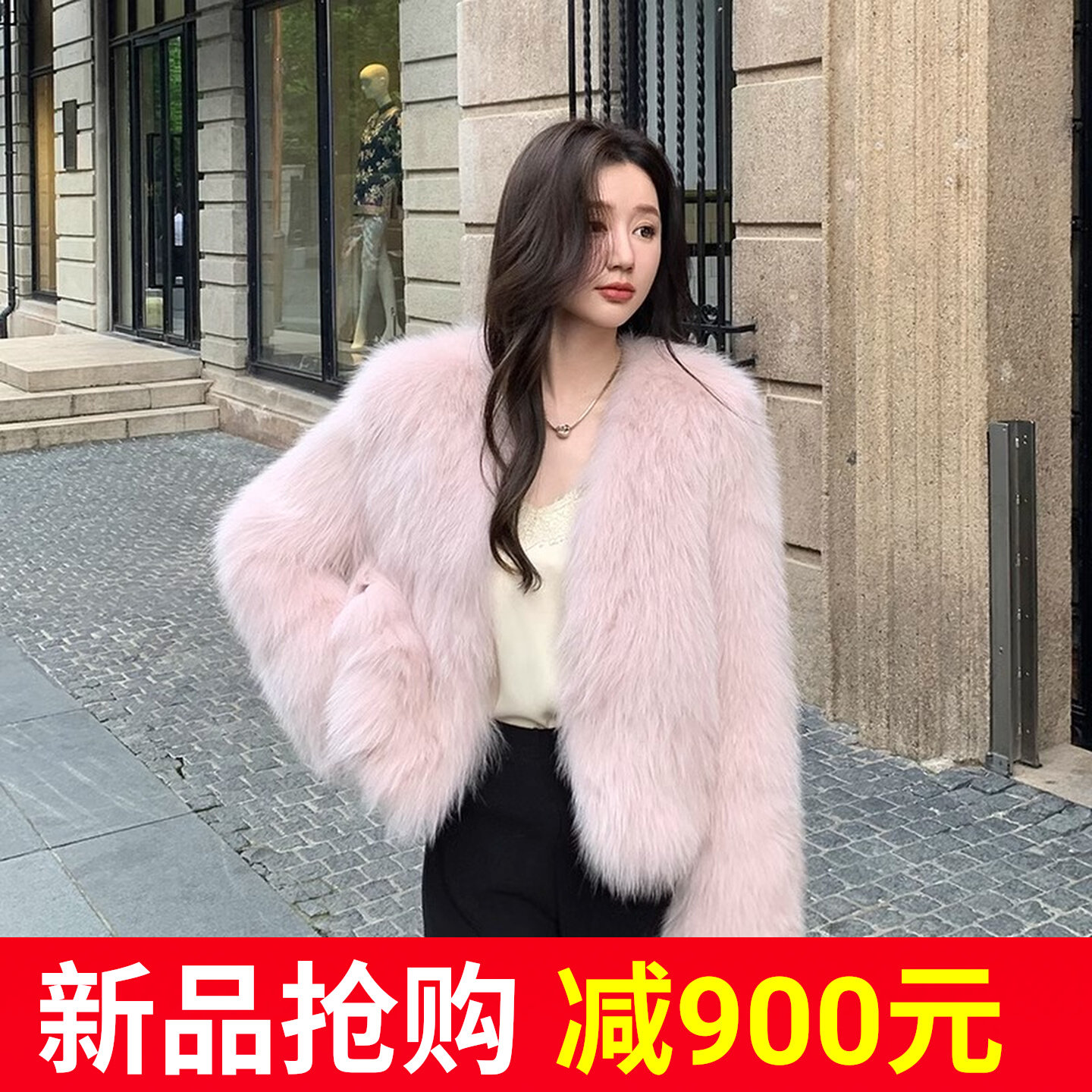 富家千金皮草外套短款显瘦2026超火新款小个子爆款洋气加厚女装冬