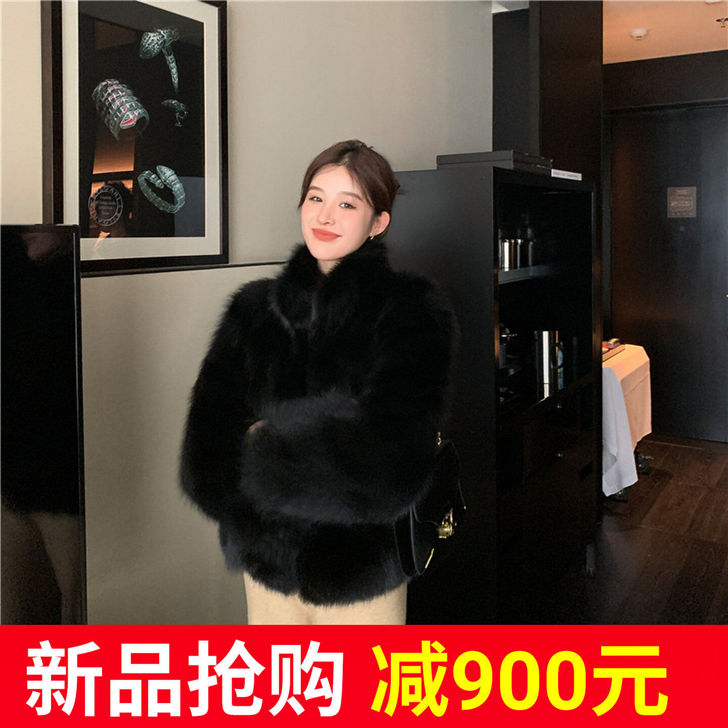 富家千金皮草外套短款显瘦2026超火新款小个子爆款洋气加厚女装冬