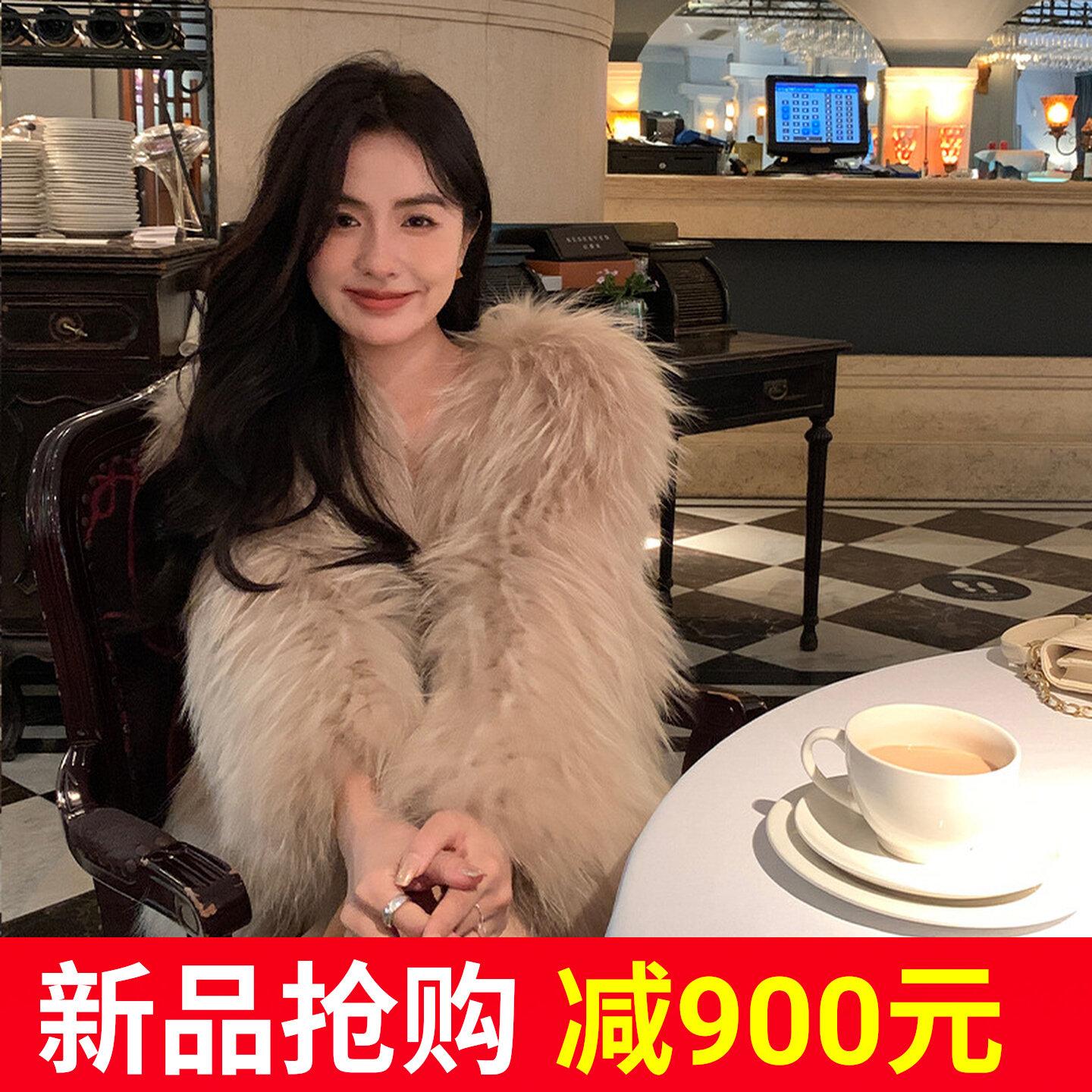 富家千金皮草外套短款显瘦2026超火新款小个子爆款洋气加厚女装冬