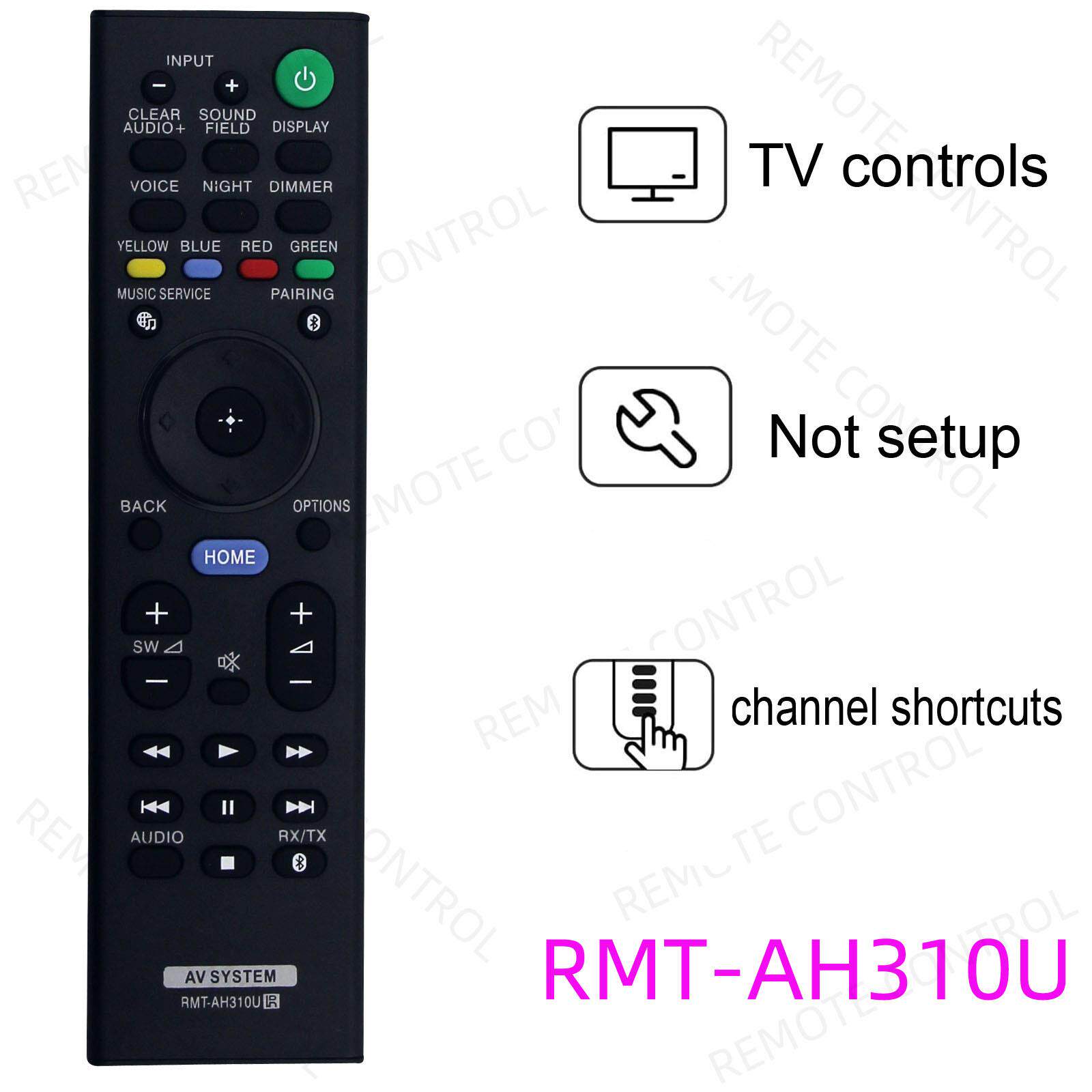 适用于索尼回音壁遥控器 RMT-AH509U AH310U 514 400U 401 510U