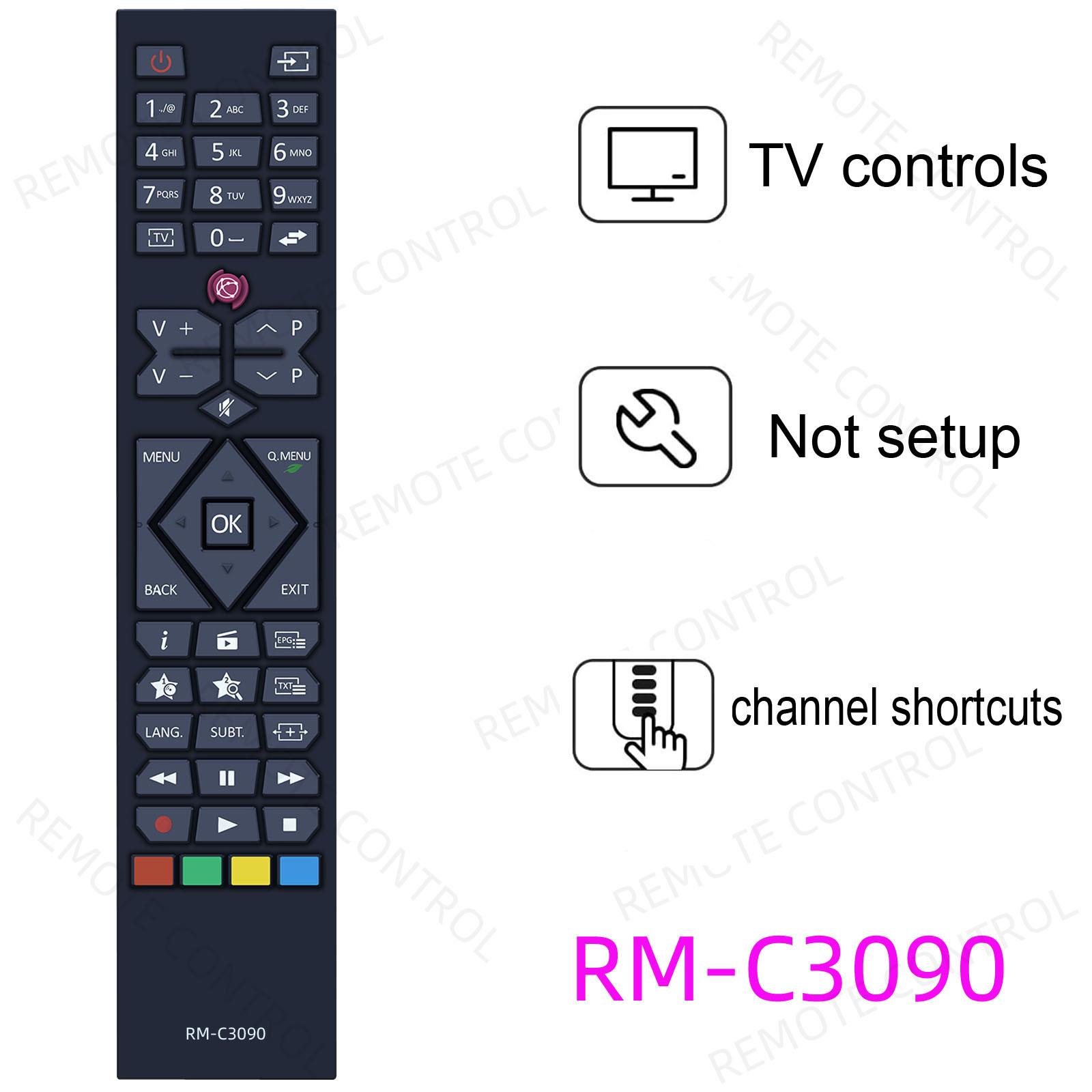 适用于日立 JVC电视机遥控器 RC4862 RM-C3090  24HYC05 32HBC0