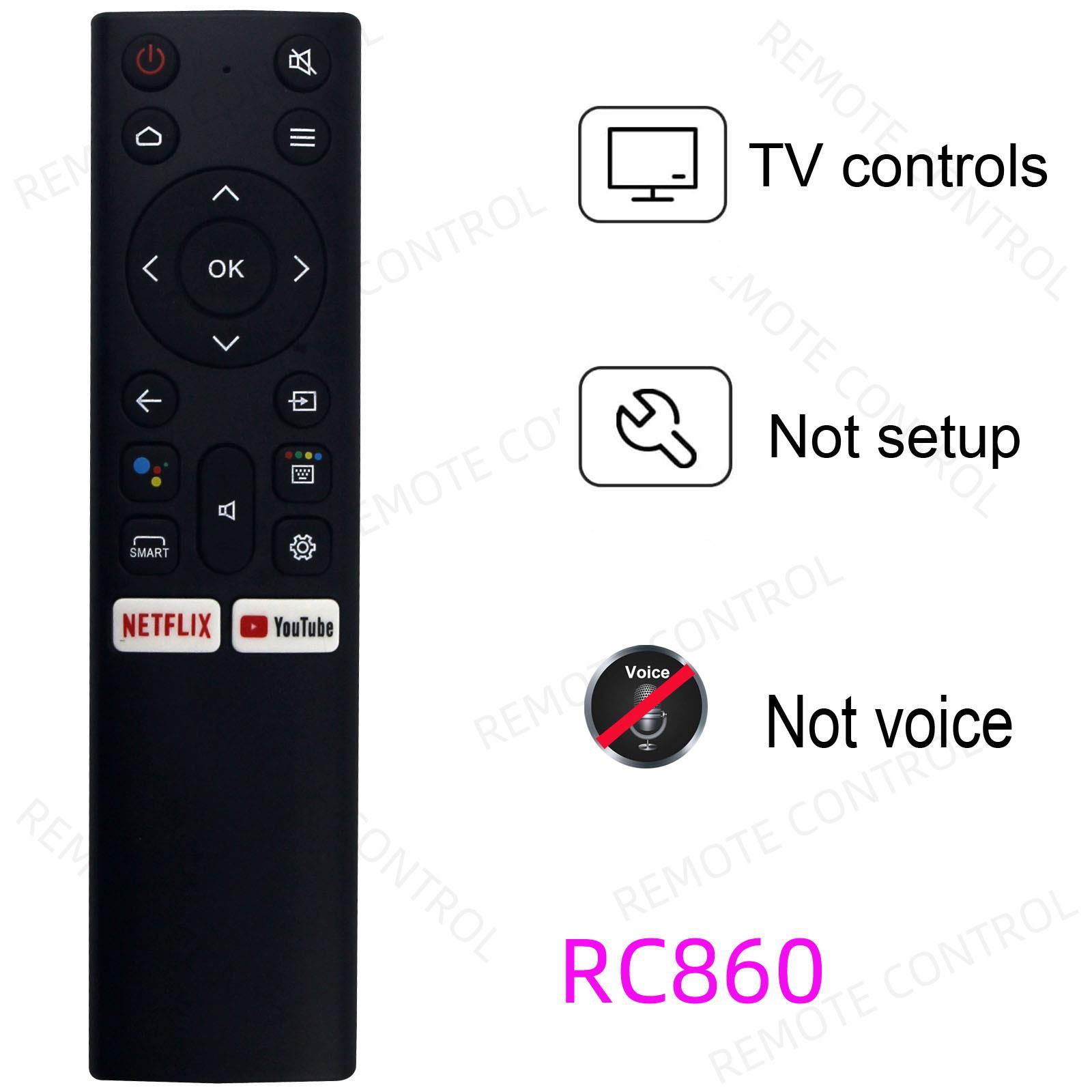 适用于Casper电视机遥控器 RC890 RC860 THEUHD TCL JVC RC-3731