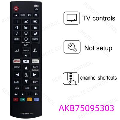 适用于LG电视机遥控器 AKB75095315 AKB75095303 5304 5307 5308