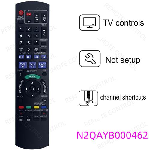 适用于松下蓝光DVD遥控器 N2QAYB000462 479 508 510 511 755 780