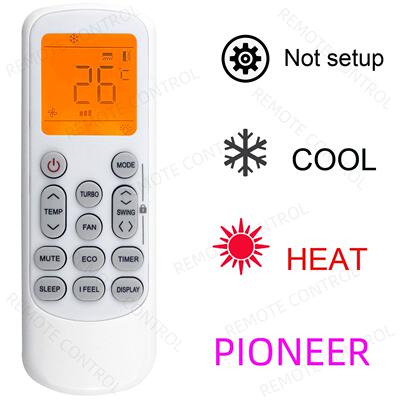 适用于PIONEER POWERS DAIRRY 夏普 ONIDA TCL空调遥控器 带背光