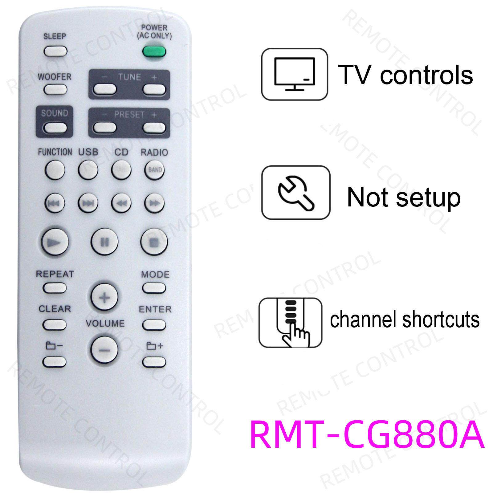 适用于索尼DVD功放音箱遥控器 RMT-CG880A CG500A CRS60A RG880C