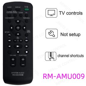 适用于索尼音响播放器遥控器 RM-AMU053 009 166 007 137 006 012