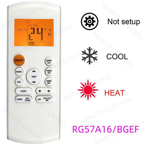 适用于美的空调遥控器RG57B1/BGE RG57A7 RG57A16/BGEF RG57A4 A1