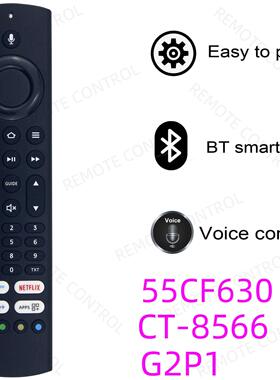 适用于小米TCL东芝电视机语音遥控器FIRETV 55CF630 CT-8566 G2P1