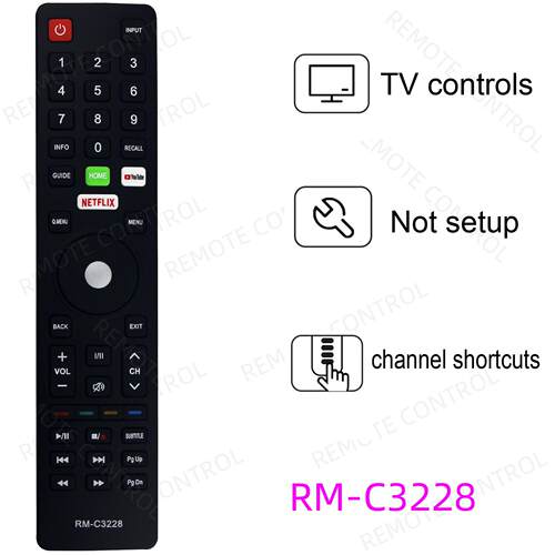 适用于JVC液晶电视机遥控器 RM-C3228