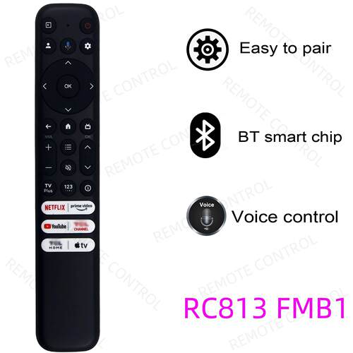 适用于TCL电视机语音遥控器RC813A RC813 FMBB  CMB1 FMB1 FAB1 I