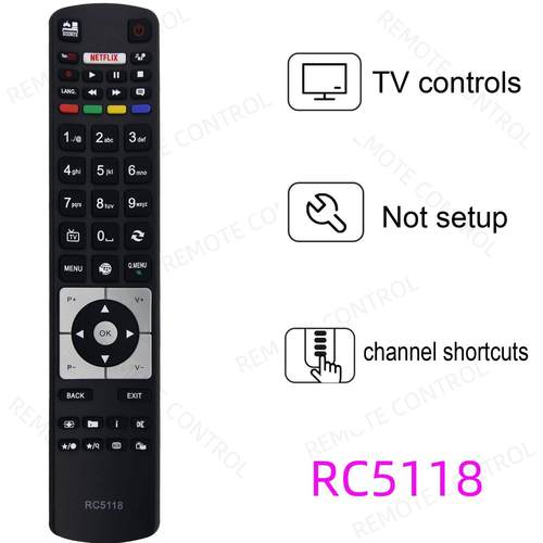 适用于日立电视机遥控器 RC5117 RC5118 RC5118F 50HYT62UH