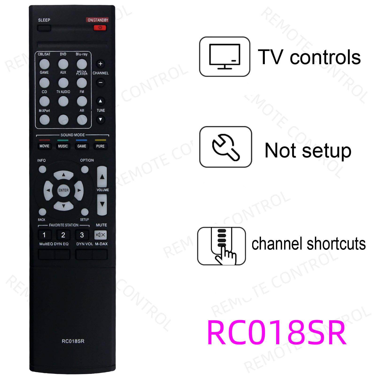 适用于马兰士AV功放机遥控器 RC018SR RC020SR RC042SR