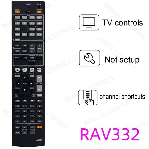 适用于雅马哈功放音箱遥控器RAV463 RAV332 RAV432 RAV435 RAV462