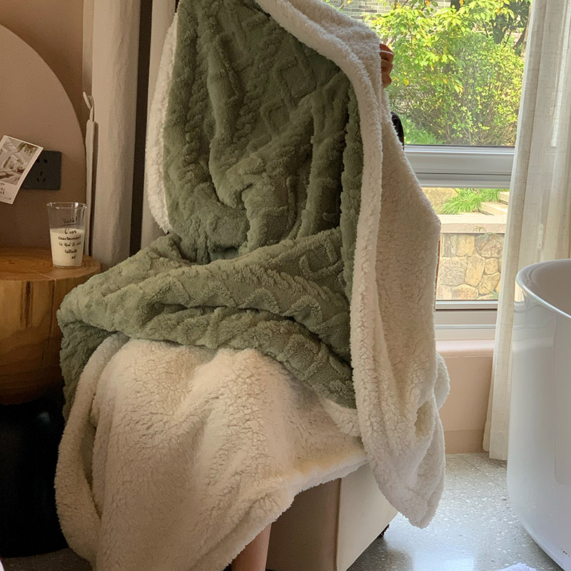毛毯冬季加厚法兰绒毯子