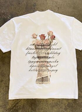 ZELIA 短袖T恤男国潮印花圆领重磅230Gins美式潮流夏季新款休闲半