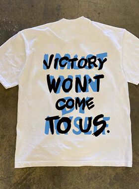 ZELIA 短袖T恤男国潮印花圆领重磅230Gins美式潮流夏季新款休闲半