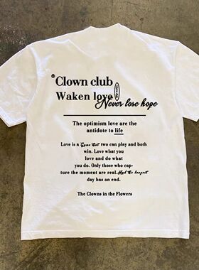 ZELIA 短袖T恤男国潮印花圆领重磅230Gins美式潮流夏季新款休闲半