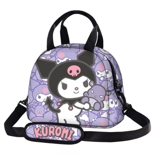 Kuromi 酷洛米午餐包手提单肩包库洛米保温袋饭盒袋便当包大容量