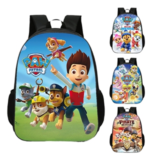 汪汪队儿童书包幼儿园小学生1-2年级大容量卡套动漫背包轻便护脊