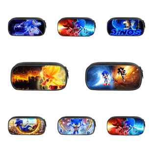 笔袋索尼克超音鼠音速小子隔层小学生动漫Sonic文具盒铅笔包儿童