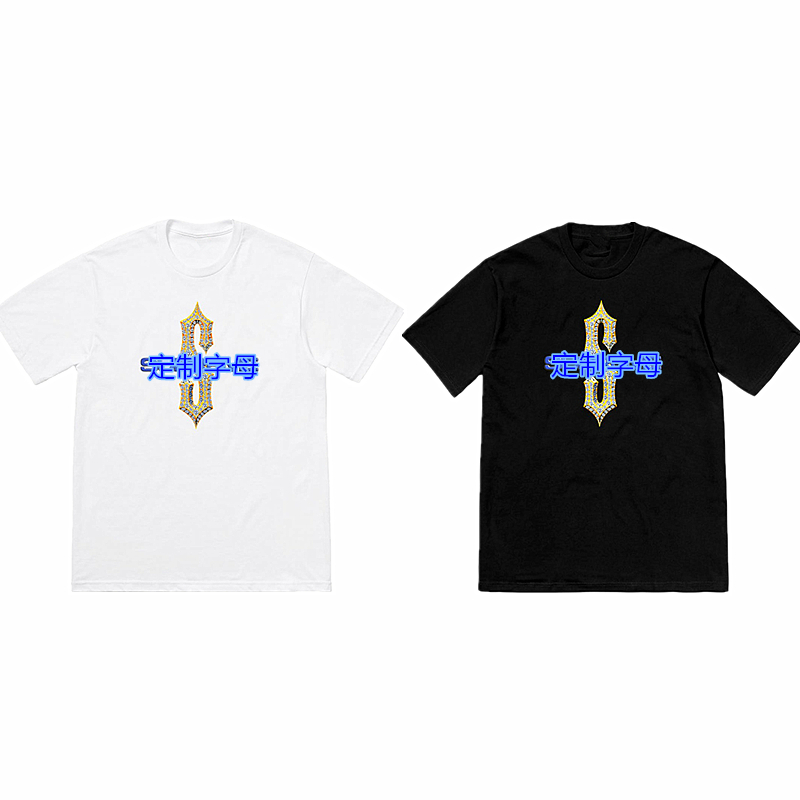 ÎâÒෲͬ¿î18ss DIAMONDS TEE ×êʯS ´óLOGO Ç黬°å½ÖÍ·¶ÌÐäTÐô
