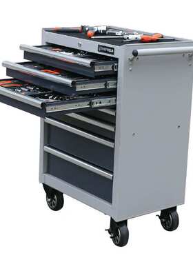 钢盾S025007 7抽屉工具车工作台工具柜箱汽修工具车零件柜工具箱