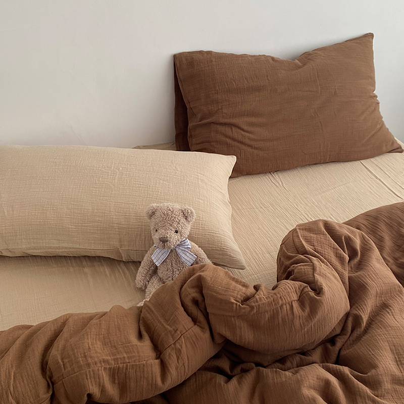 A类母婴级双层纱全棉床上四件套