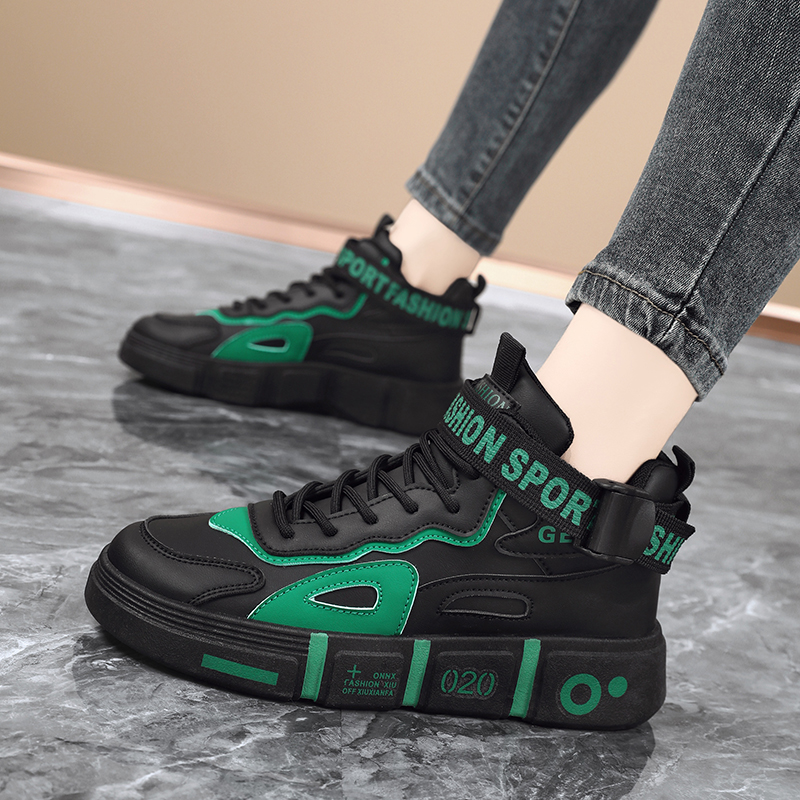 大码女鞋41到43码宽胖脚高帮板鞋