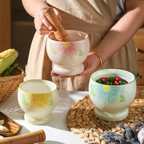 舍里压蒜蒜蓉捣碎器辅食研磨器